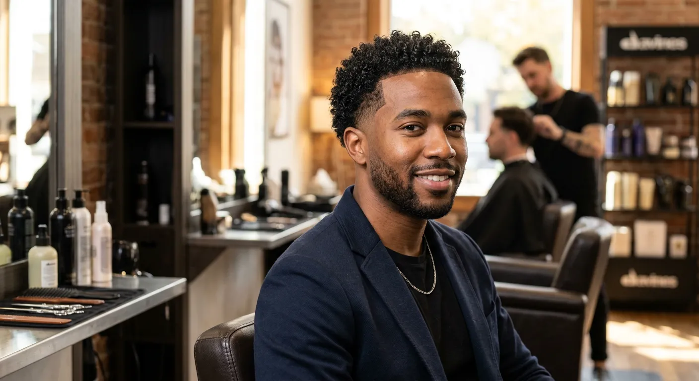 low taper haircut hairstyle photo