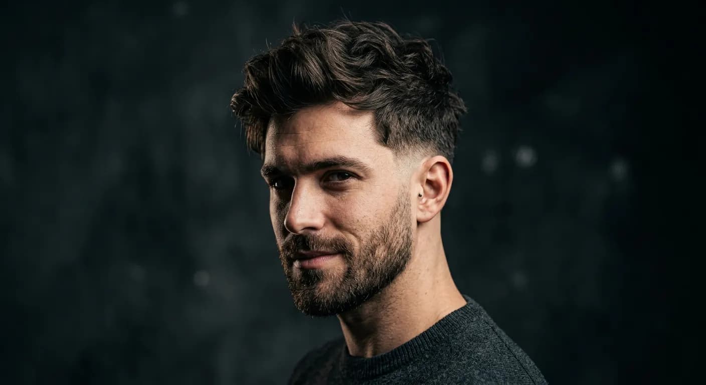 low taper haircut hairstyle photo