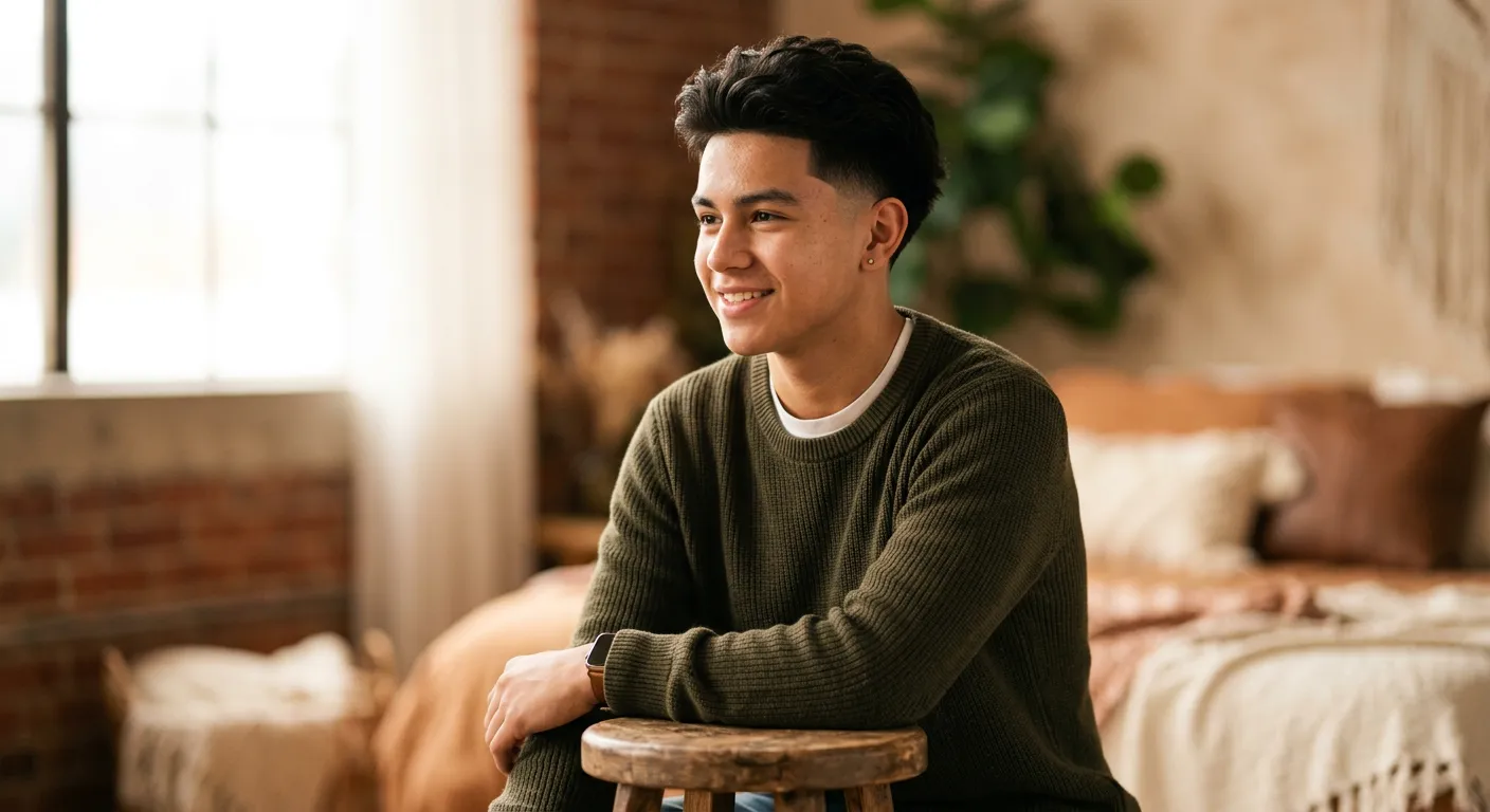 low taper haircut hairstyle photo