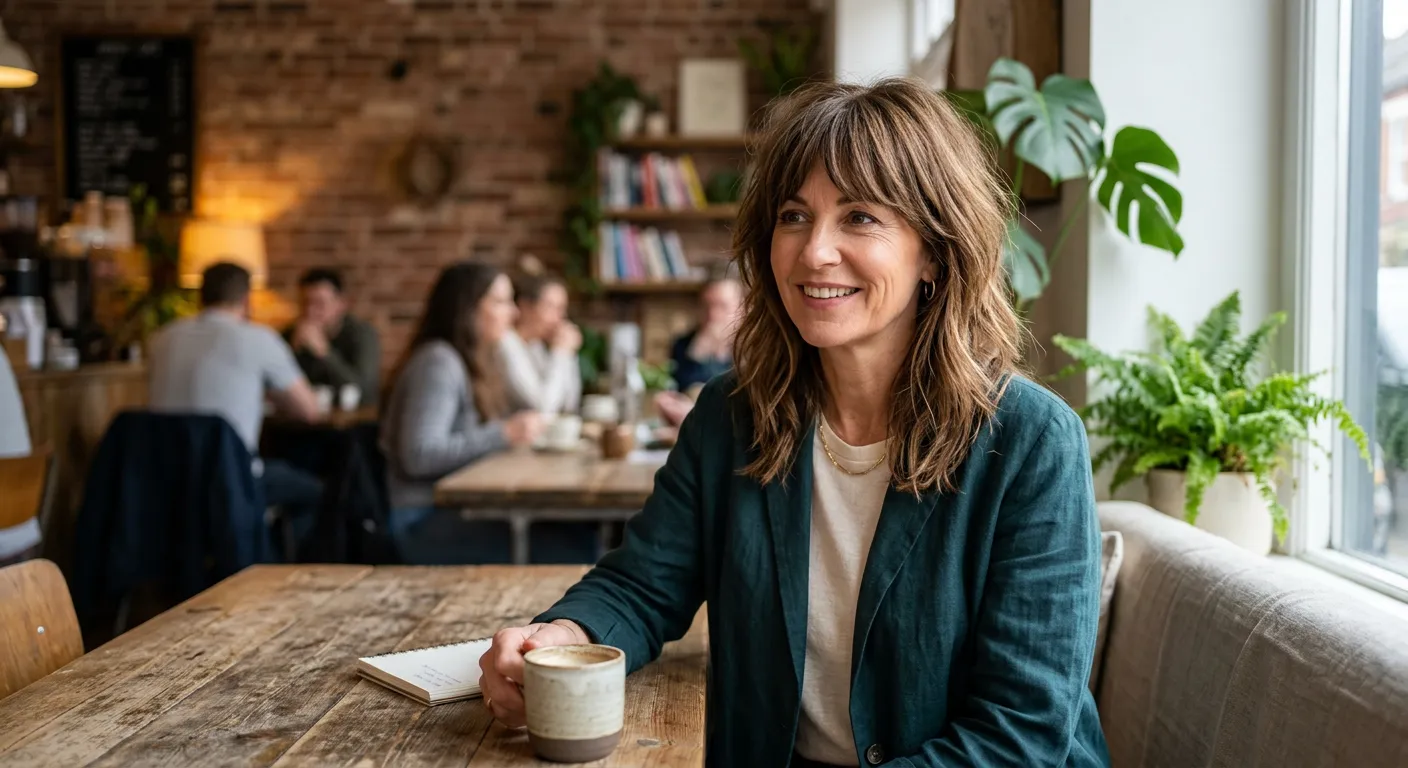 messy fringe haircut hairstyle photo
