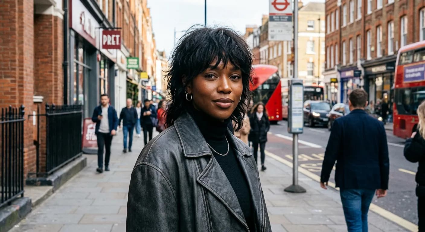 messy fringe haircut hairstyle photo