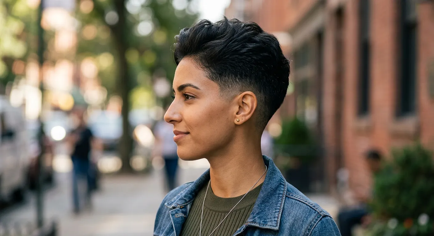 mid fade haircut hairstyle photo
