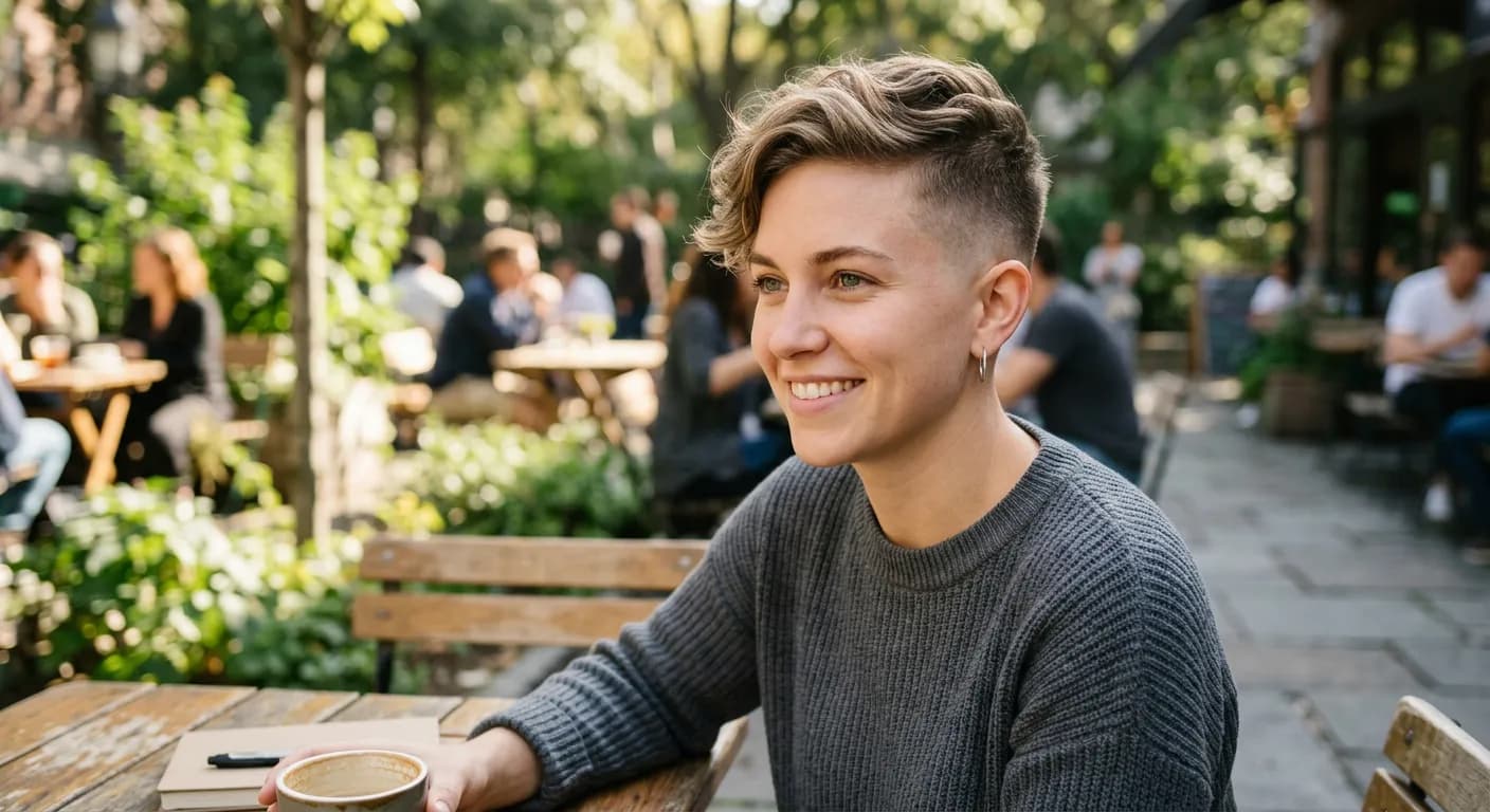 mid fade haircut hairstyle photo