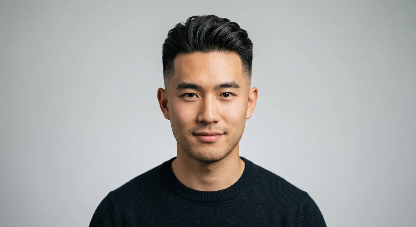 mid fade haircut hairstyle photo