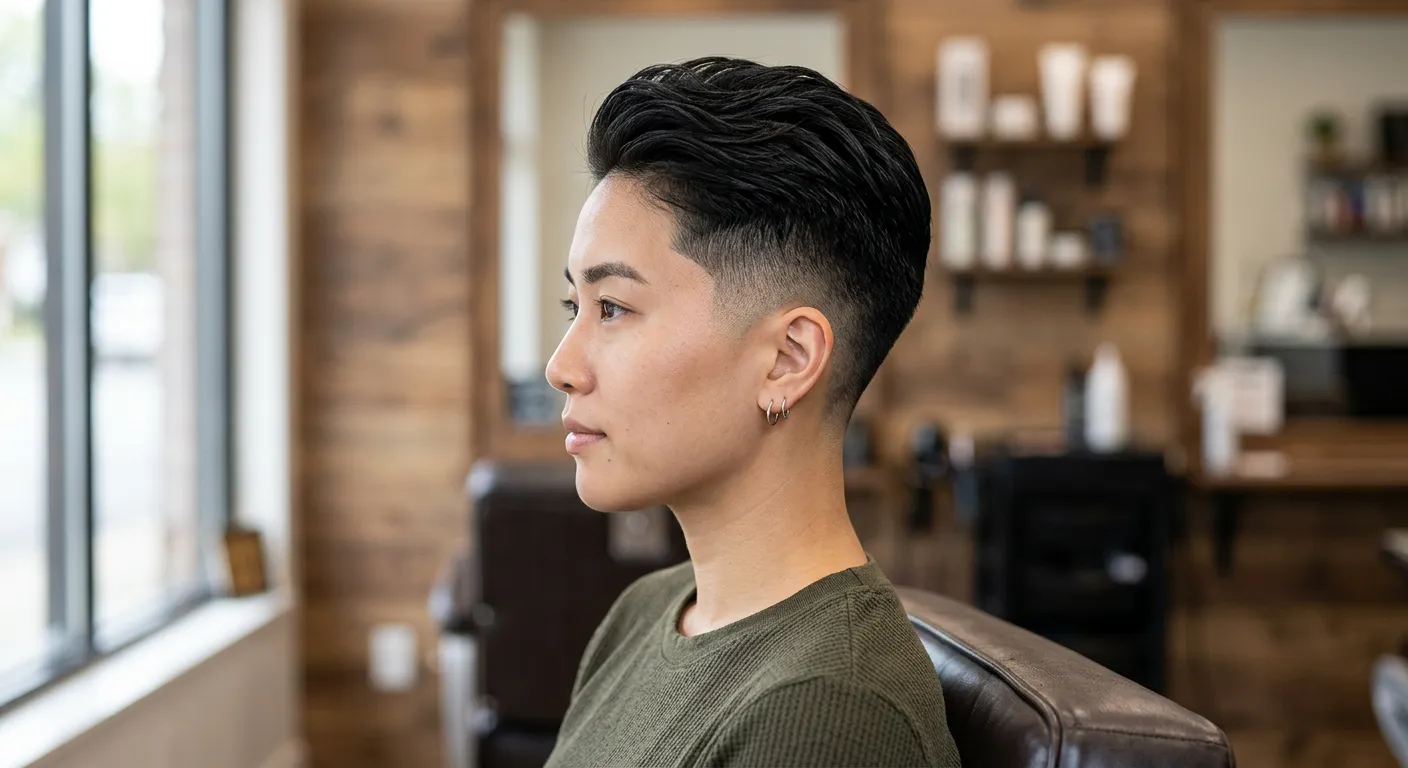 mid fade haircut hairstyle photo