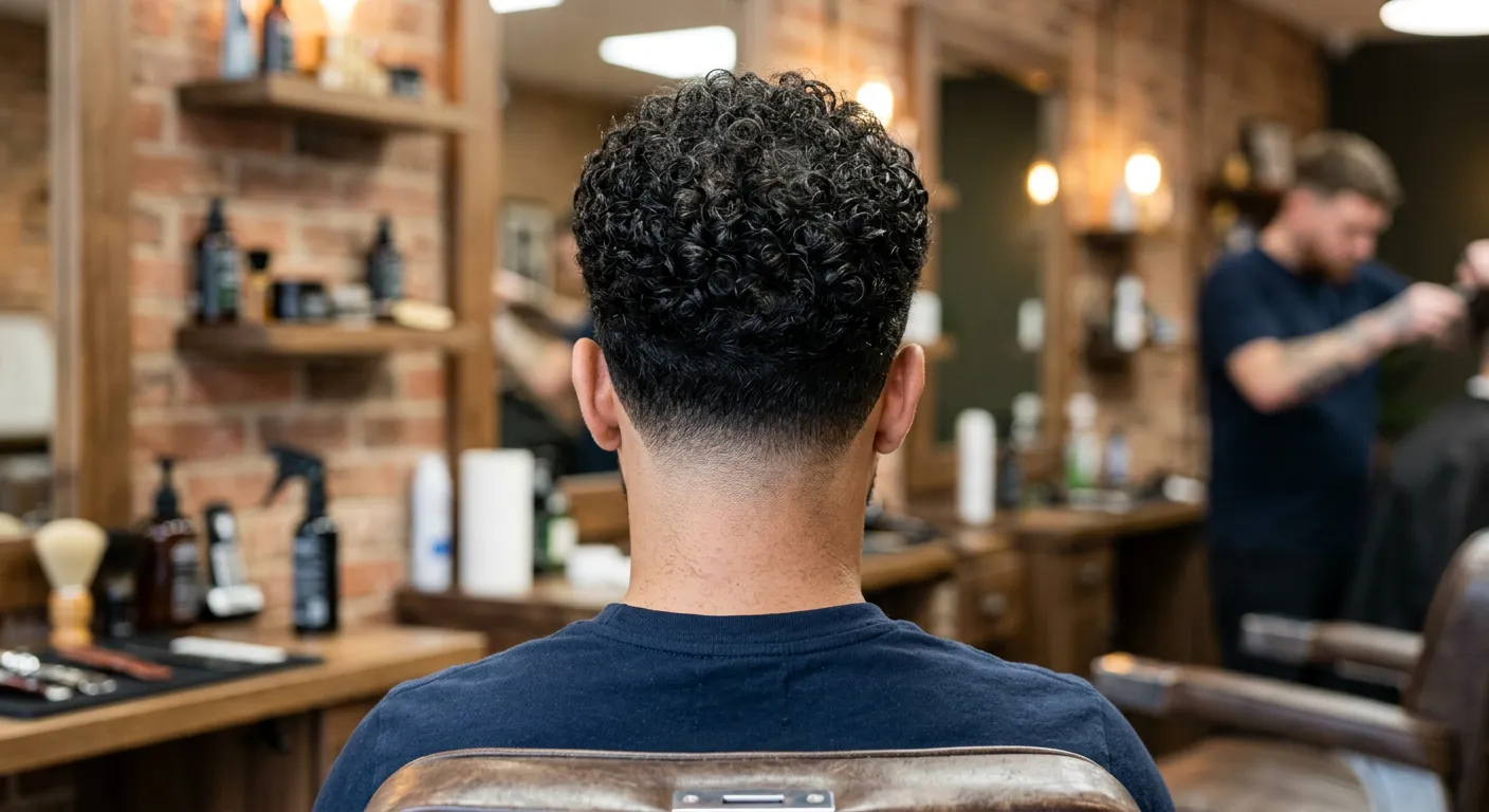 mid fade haircut hairstyle photo