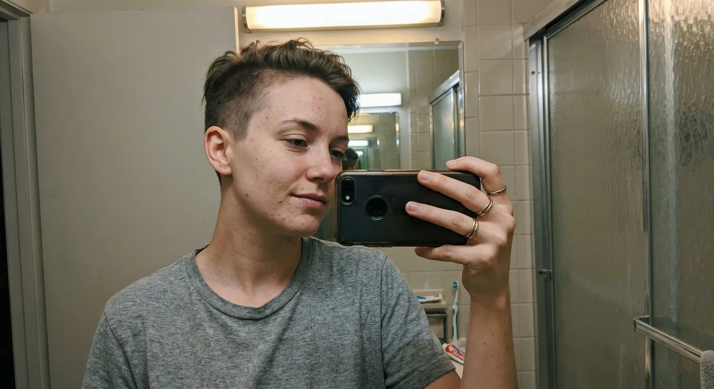 mid taper haircut hairstyle photo