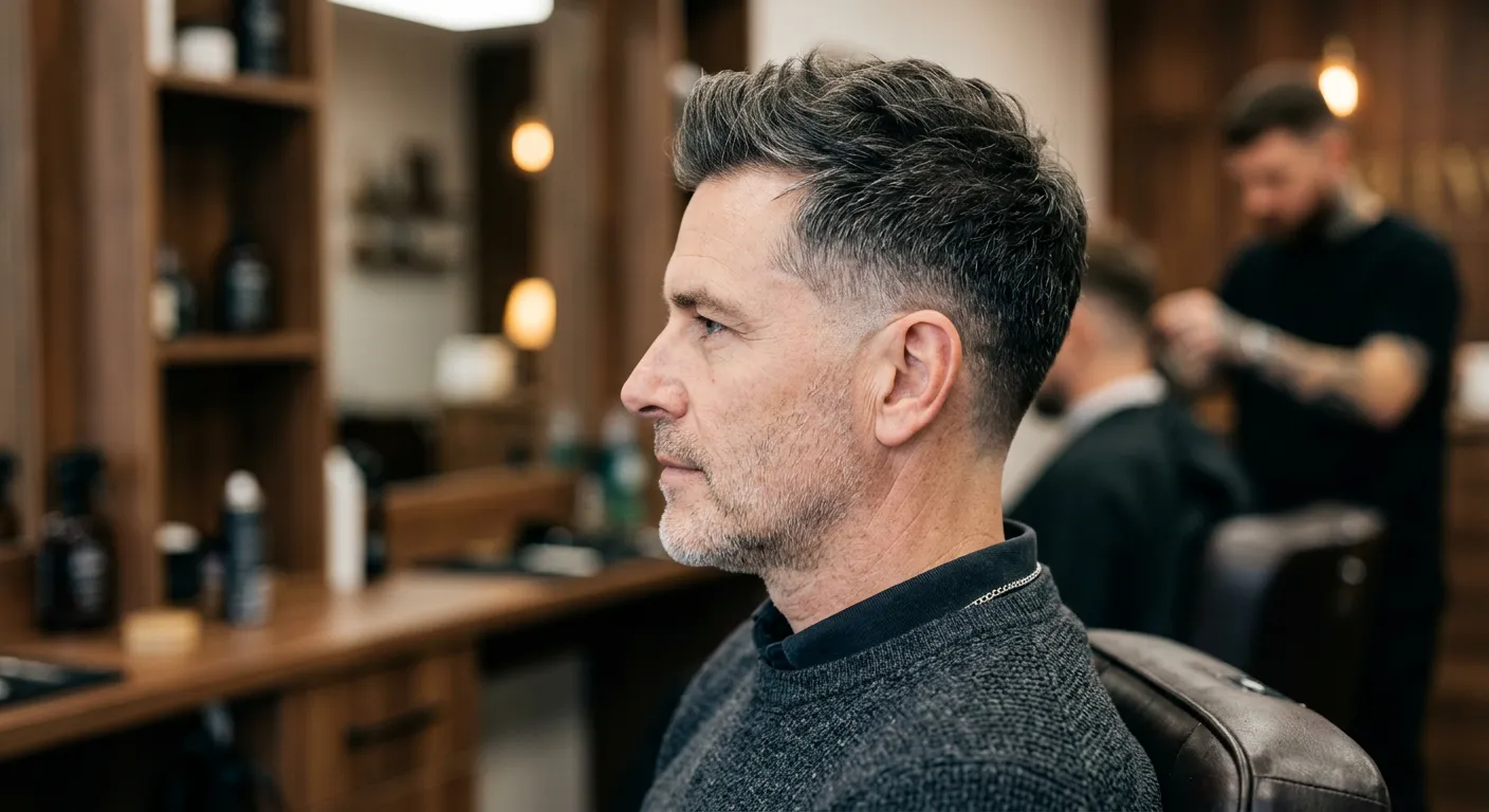 mid taper haircut hairstyle photo