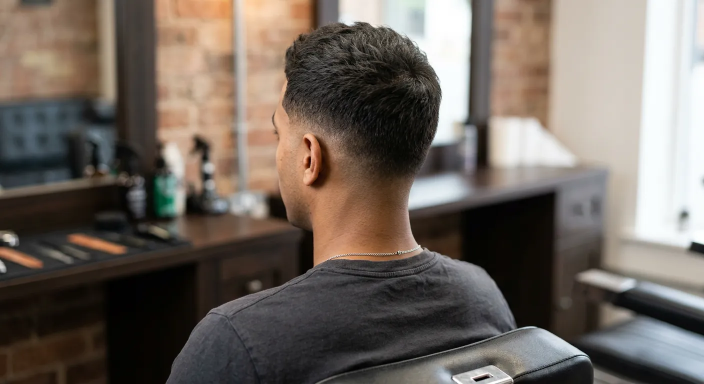 mid taper haircut hairstyle photo