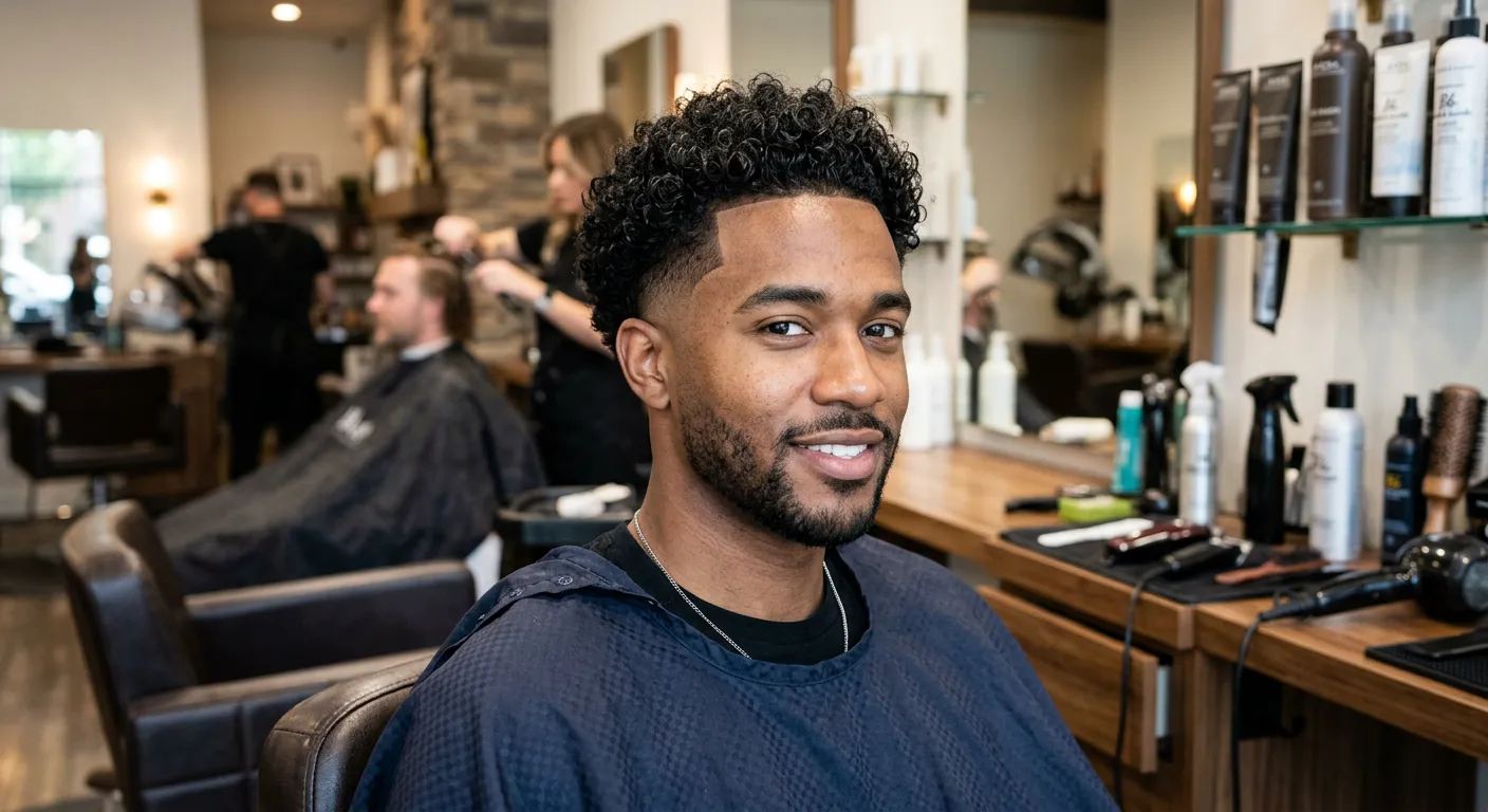 mid taper haircut hairstyle photo