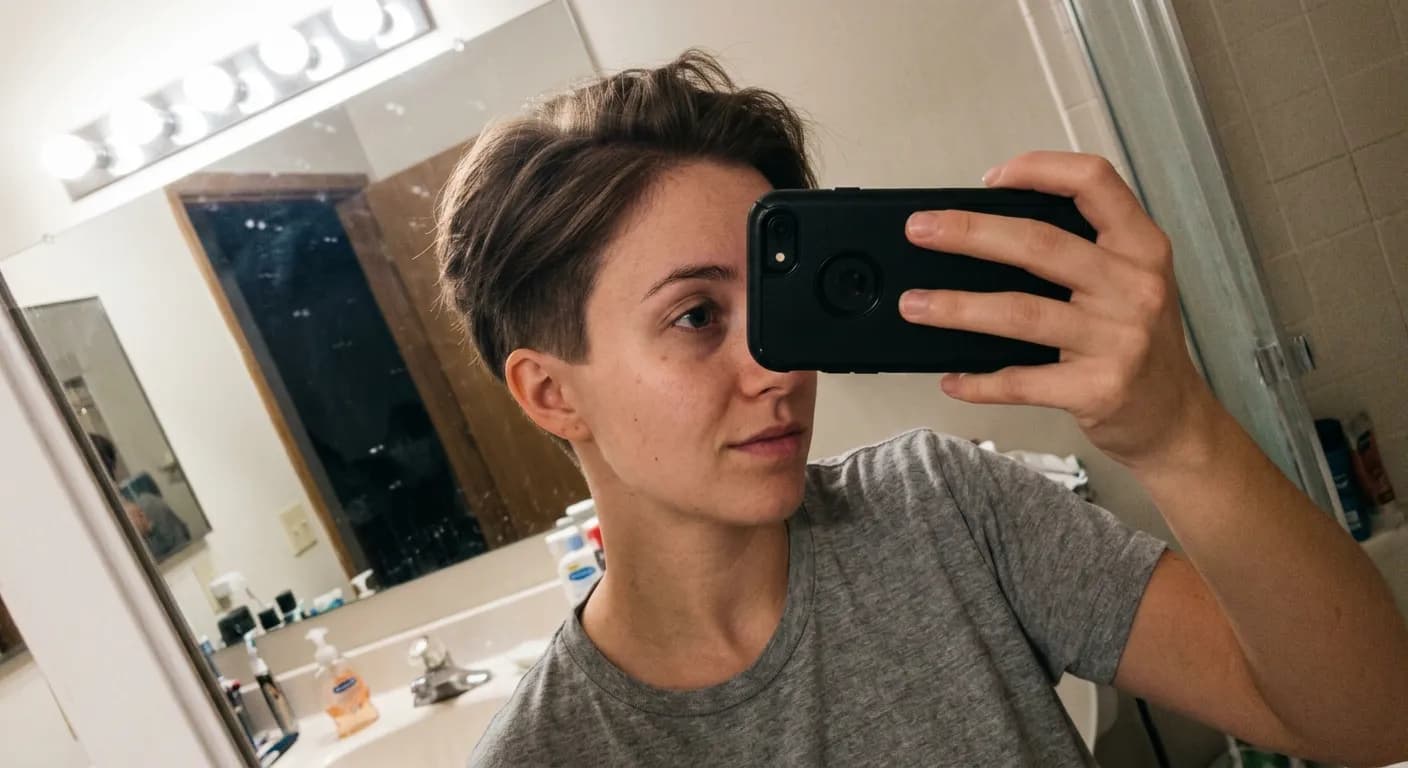 mid taper haircut hairstyle photo