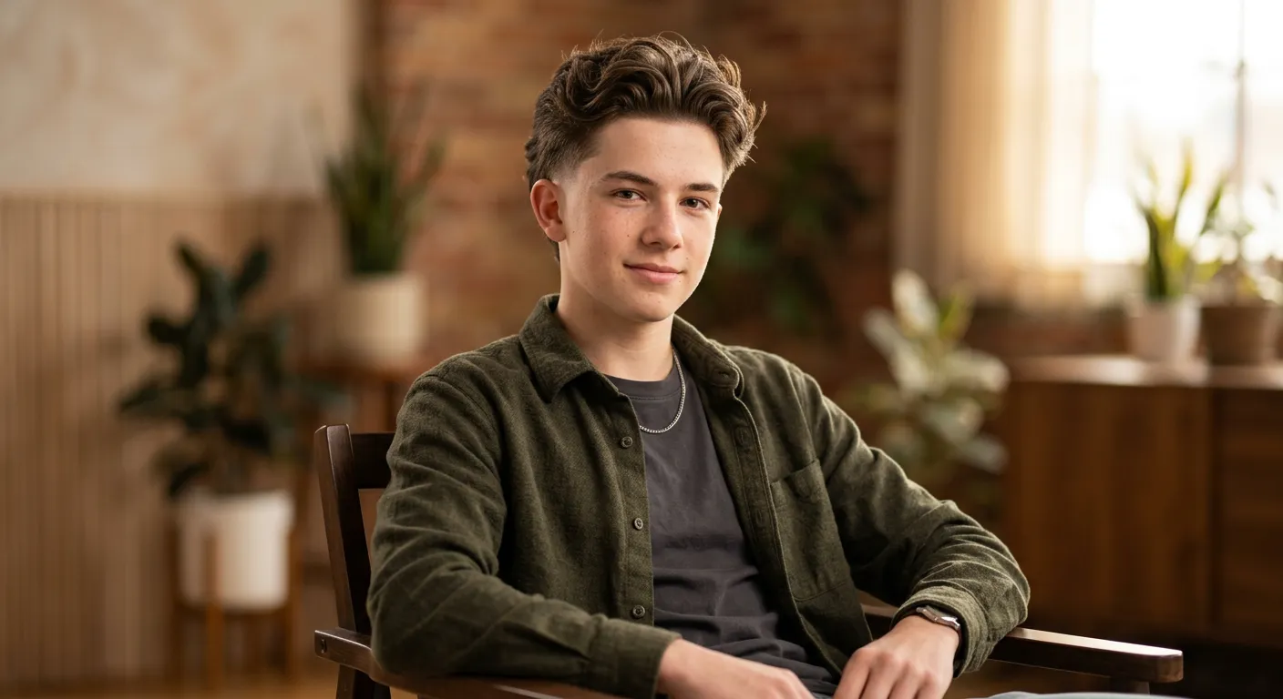 mid taper haircut hairstyle photo