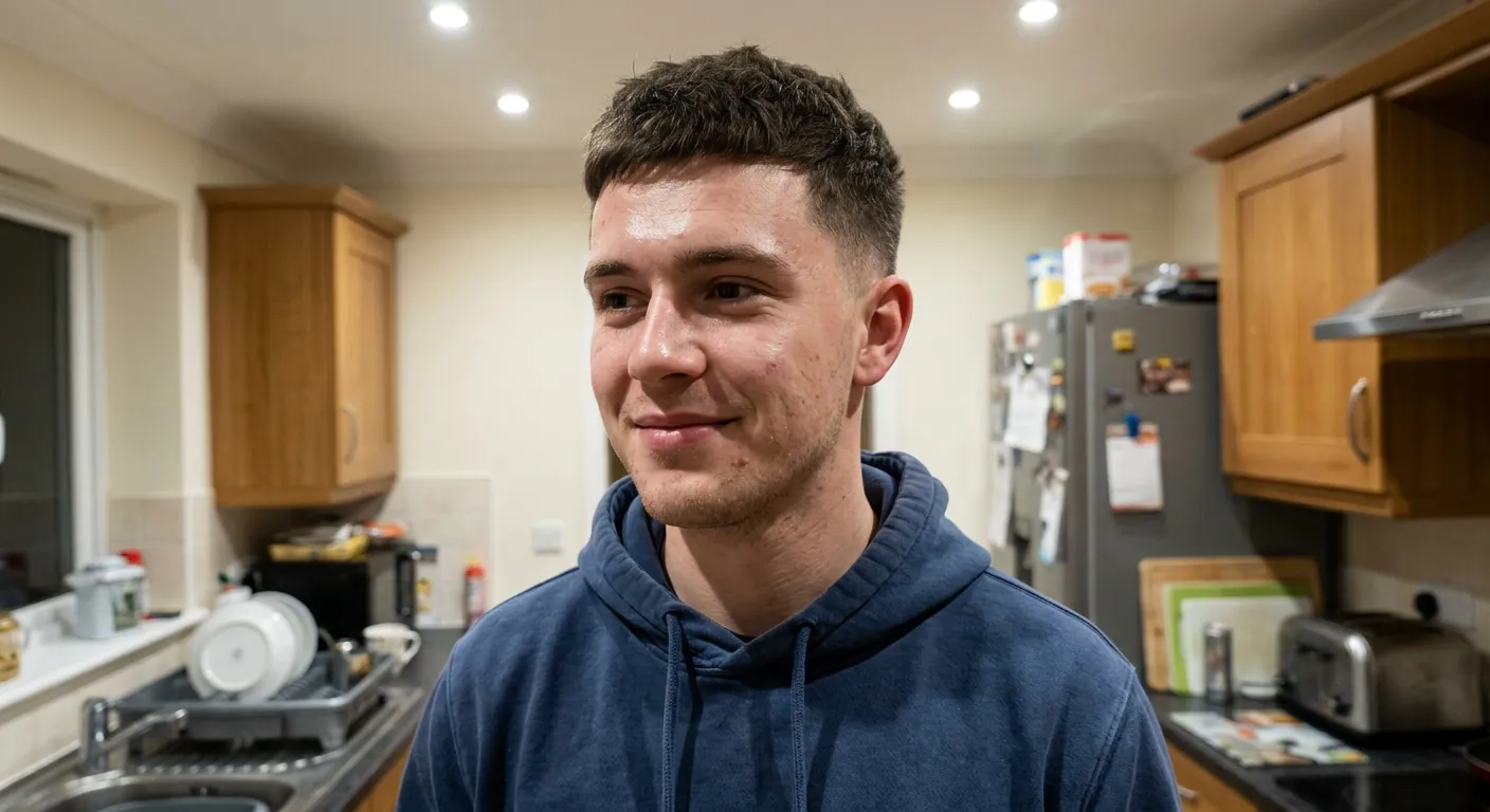 mid taper haircut hairstyle photo