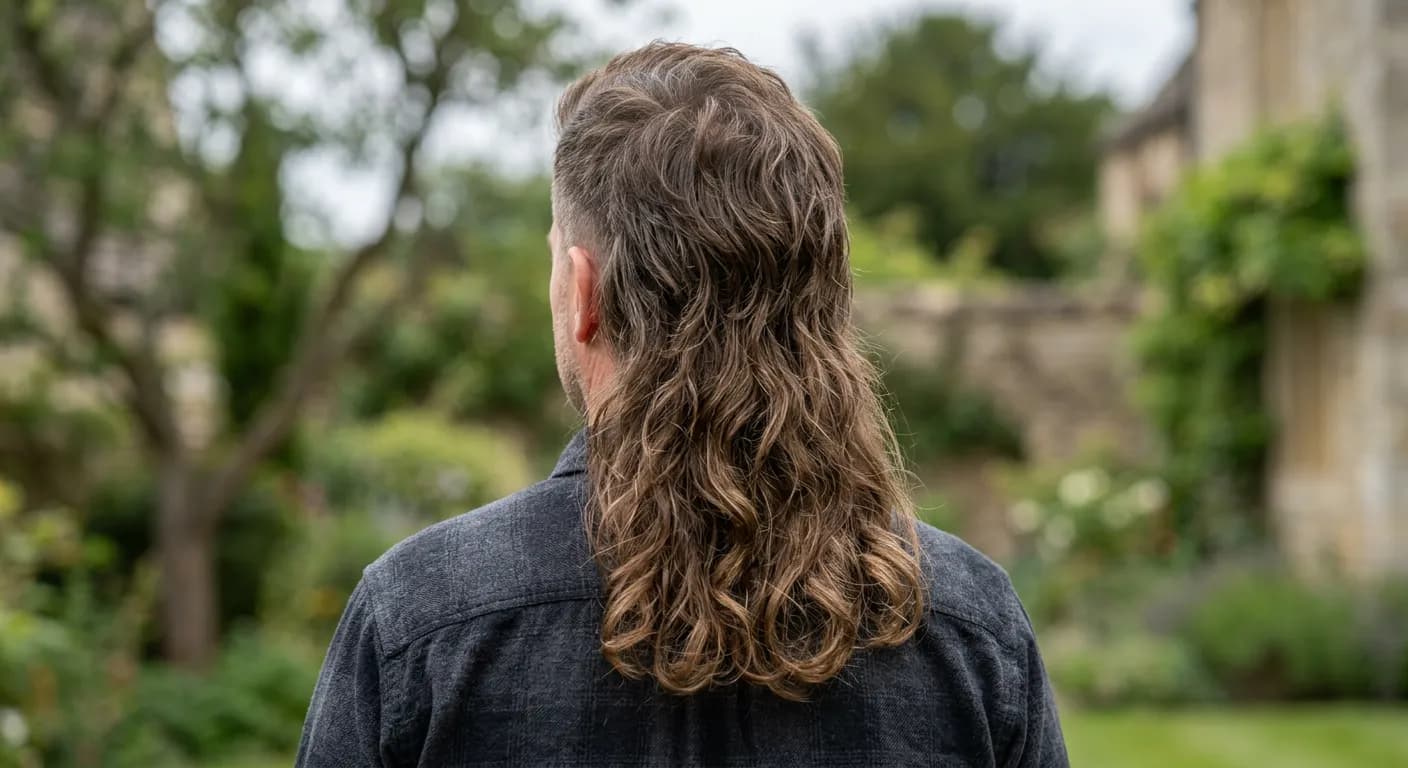 mullet haircut hairstyle photo