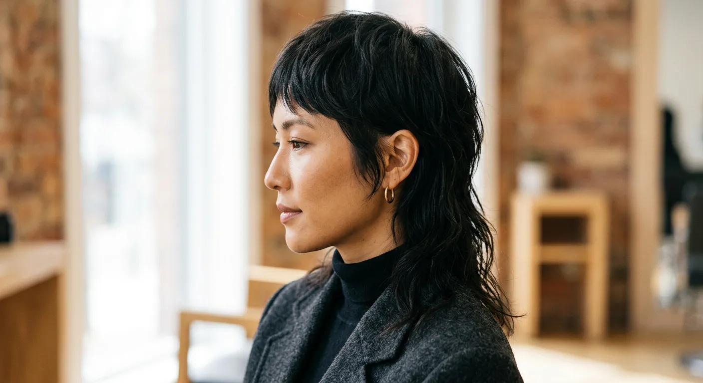 mullet haircut hairstyle photo