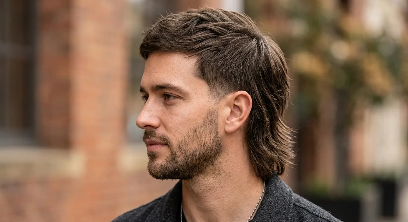 mullet haircut hairstyle photo