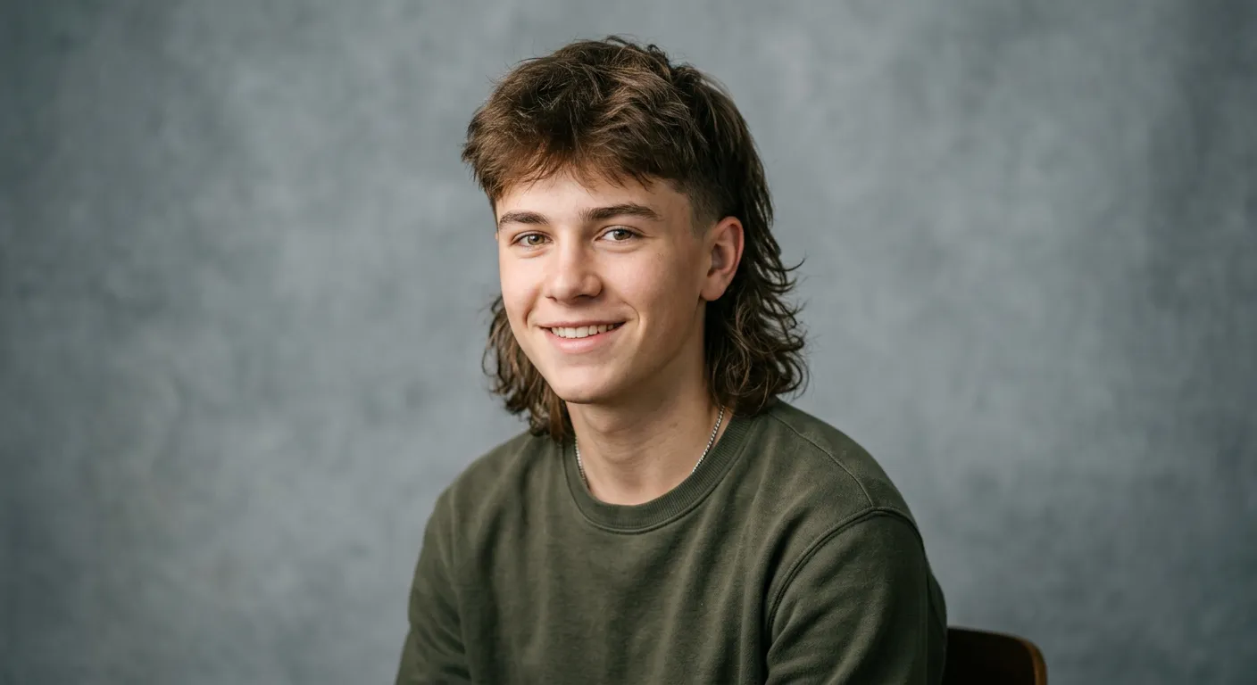 mullet haircut hairstyle photo