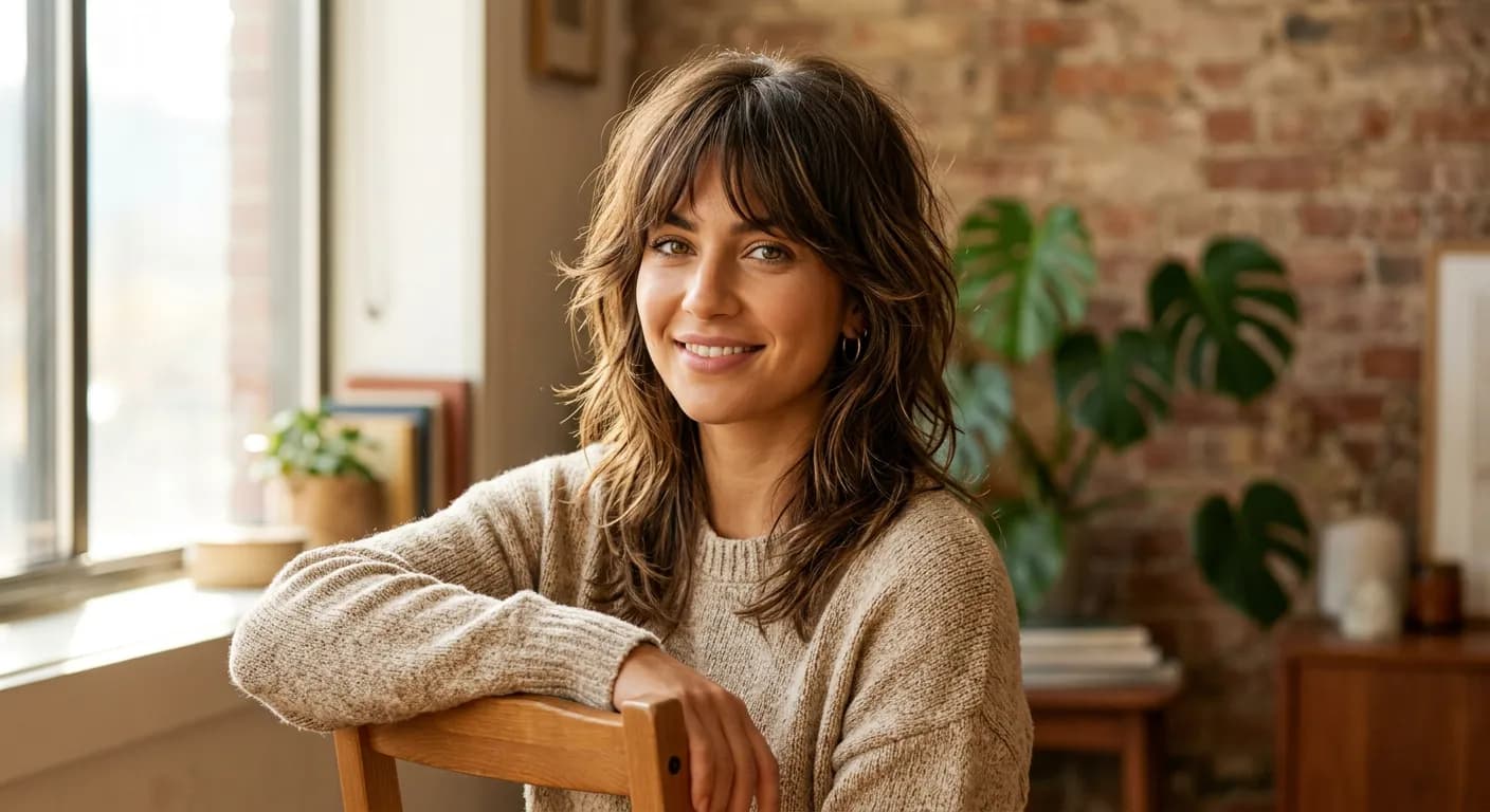 shag haircut hairstyle photo