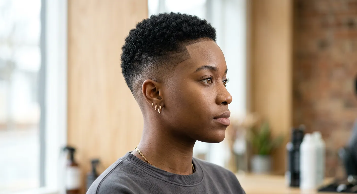 skin fade haircut hairstyle photo