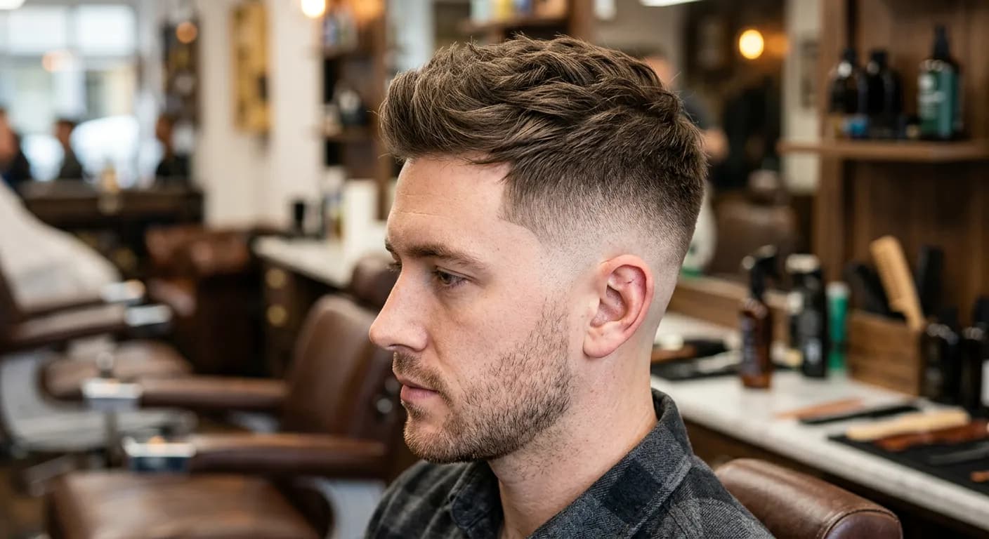 skin fade haircut hairstyle photo