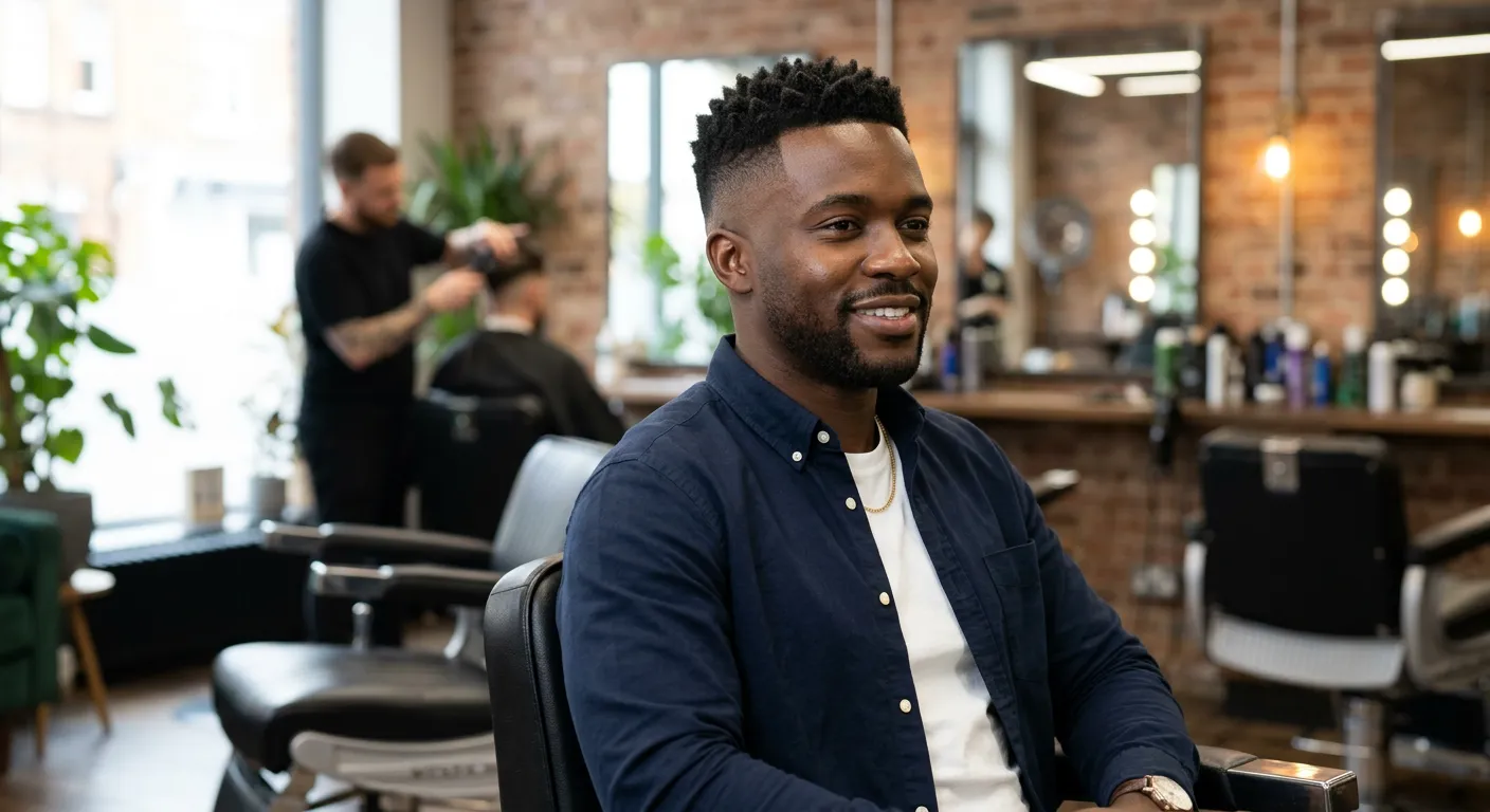 skin fade haircut hairstyle photo