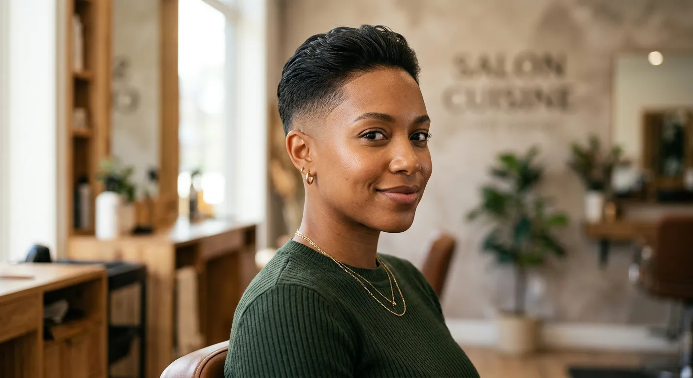 skin fade haircut hairstyle photo