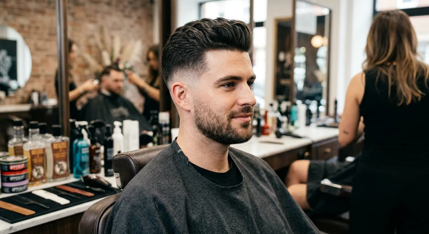 skin fade haircut hairstyle photo