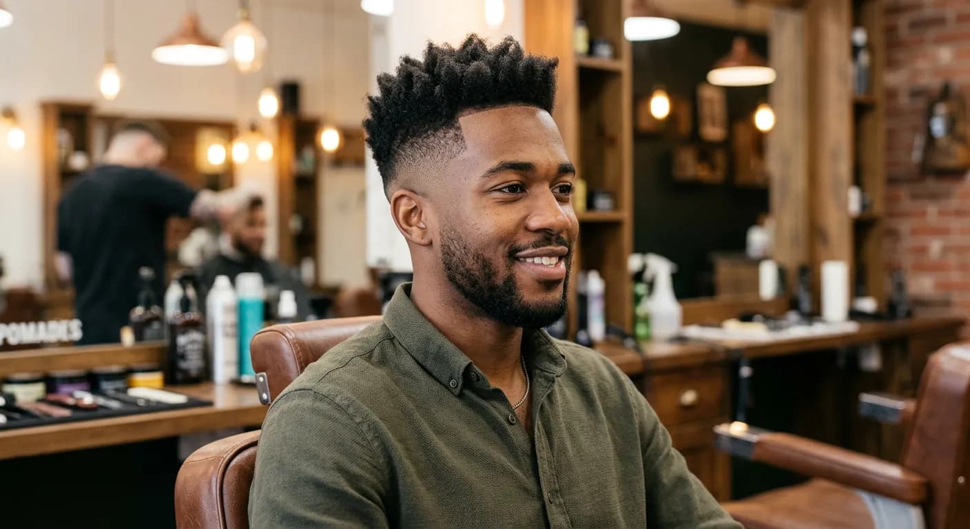 skin fade haircut hairstyle photo