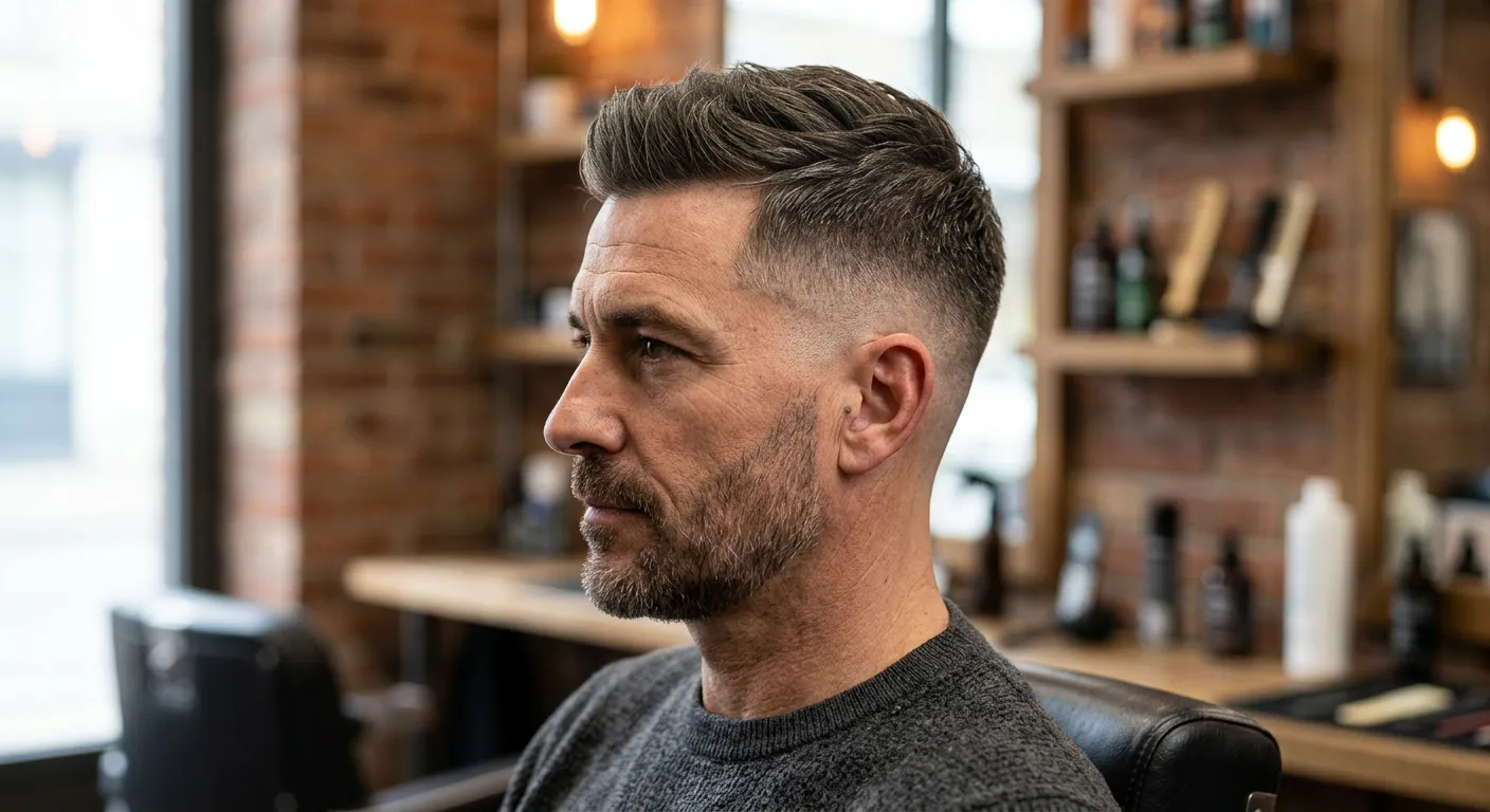 taper fade haircut hairstyle photo