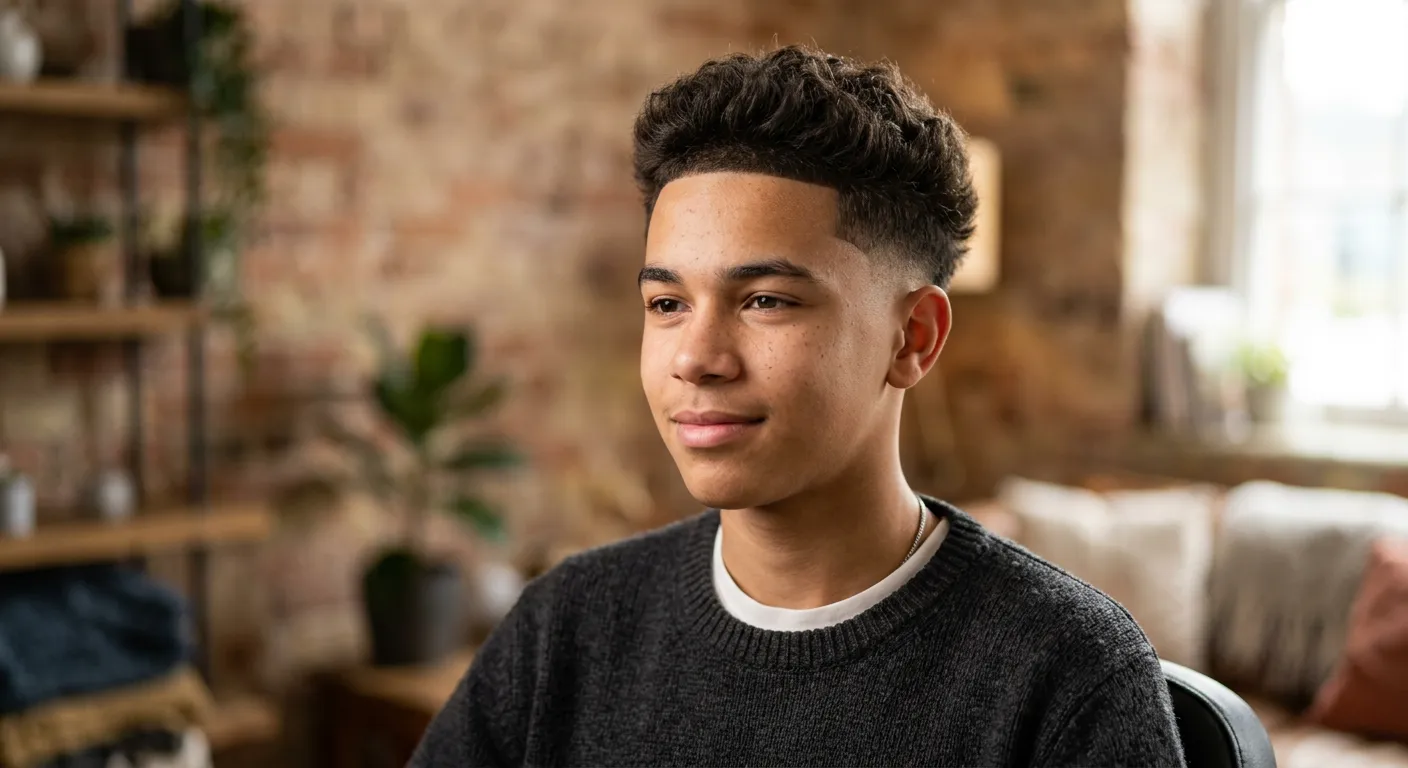 taper fade haircut hairstyle photo