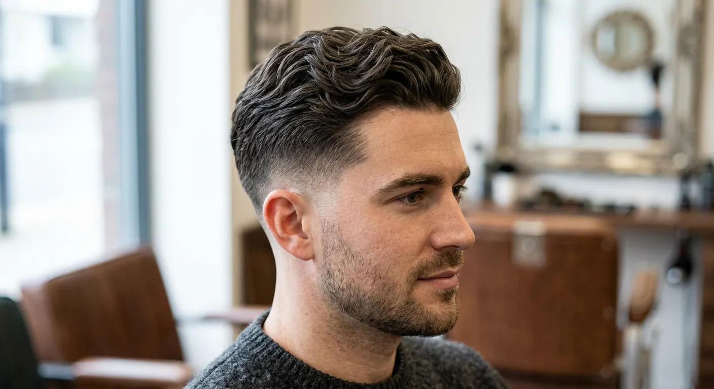 taper haircut men hairstyle photo