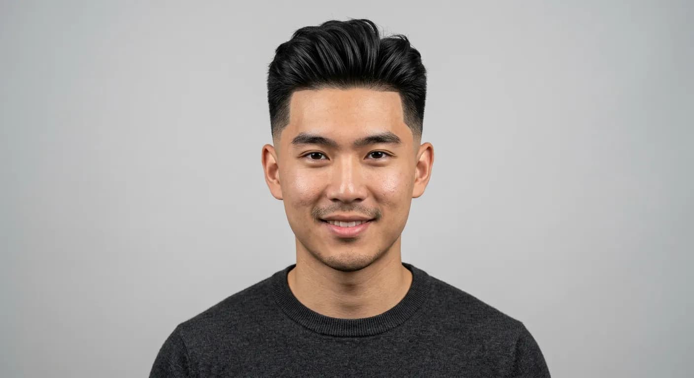 taper haircut men hairstyle photo