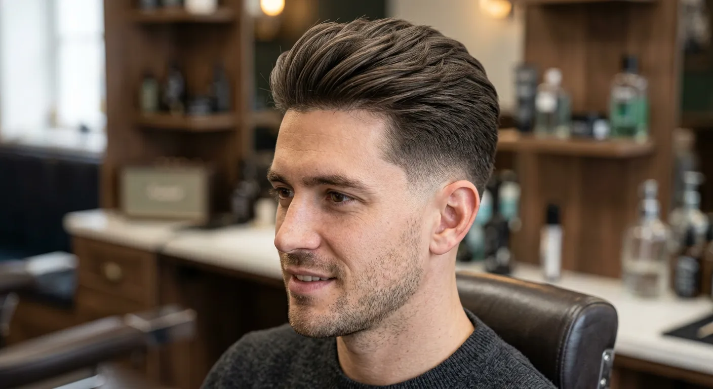 taper haircut men hairstyle photo