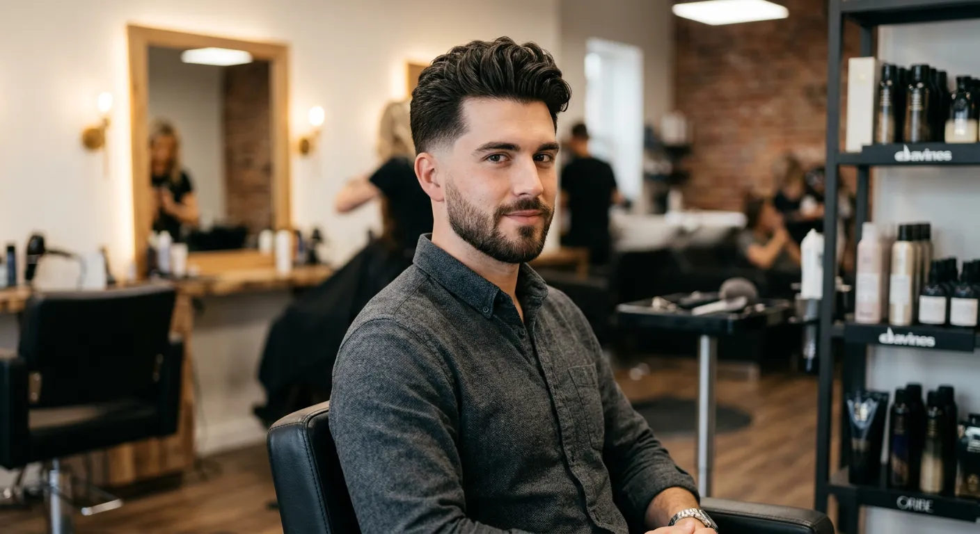 taper haircut men hairstyle photo