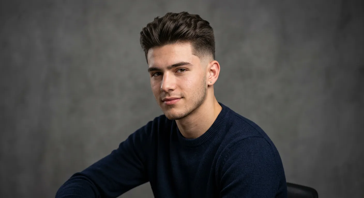 taper haircut men hairstyle photo