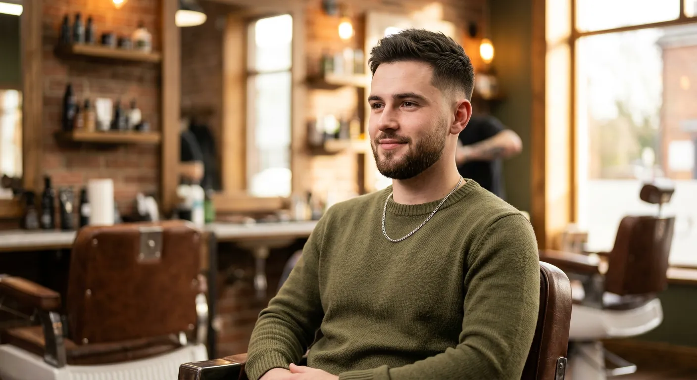 taper haircut men hairstyle photo