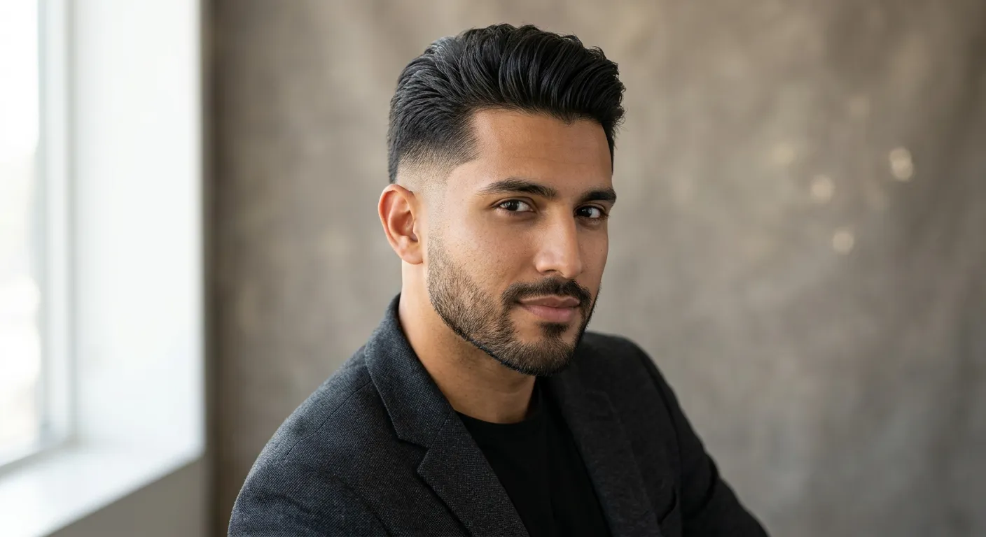 tapered haircut hairstyle photo